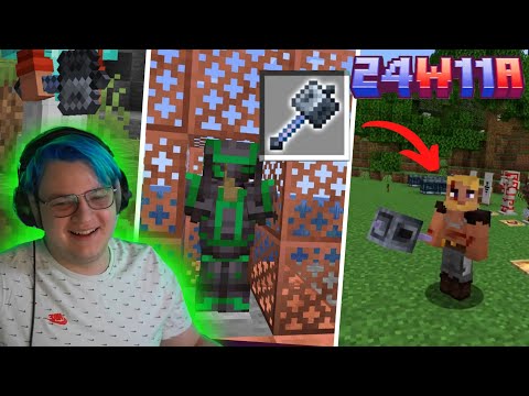 Видео: РЕАКЦИЯ ПЯТЁРКИ на новый СНАПШОТ 20w11a | НОВОЕ ОРУЖИЕ МОЛОТ | НОВЫЕ ШАБЛОНЫ ДЛЯ БРОНИ | НОВЫЕ УЗОРЫ