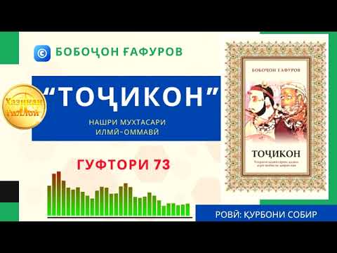 Видео: "ТОҶИКОН"-И БОБОҶОН ҒАФУРОВ (ШАРҲИ МУХТАСАР) / ГУФТОРИ 73