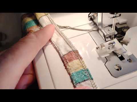 Видео: Результаты шитья на оверлоке Brother — плотные стежки, длинные стежки — модель Brother 355D