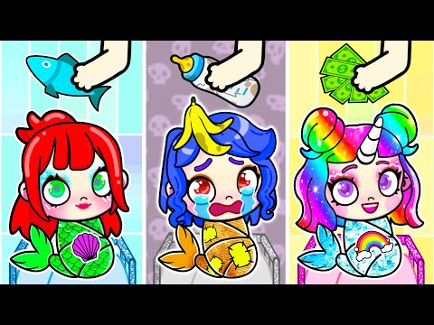 Видео: Единорог vs Русалка vs Человек 🦄| Тока Бока vs Аватар Ворлд | Toca Life World