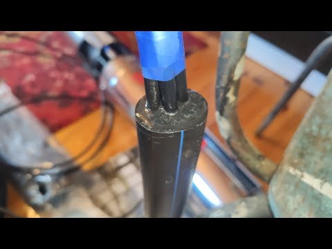 Видео: Термозаливная муфта. Соединение кабеля насоса PEDROLLO 6SR с проводом ВПП 6мм2.