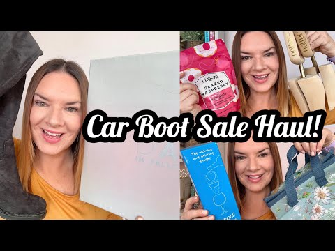 Видео: Распродажа из багажника автомобиля | Распродажа из багажника автомобиля | Car Boots UK | Кейт Мак...