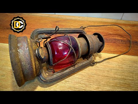 Видео: Старинный ржавый фермерский светильник - Реставрация