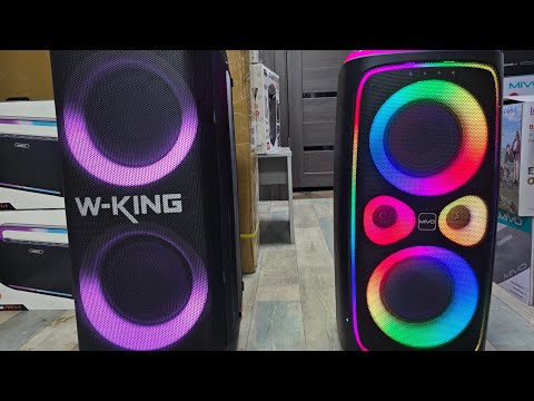 Видео: W-KING T12 VS MIVO MD 658 PARTYBOX 🔥👍Сравнение по звуку ‼️Для заказа ⬇️🛒