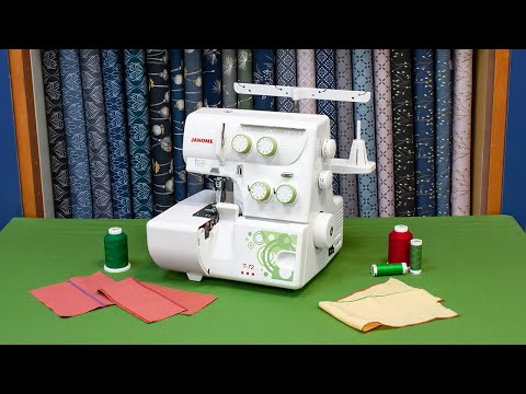 Видео: Janome T-72 - Обзор оверлока