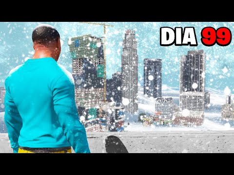 Видео: ВЫЖИВАНИЕ 100 ДНЕЙ В СНЕЖНОЙ БУРЕ В GTA 5!!!