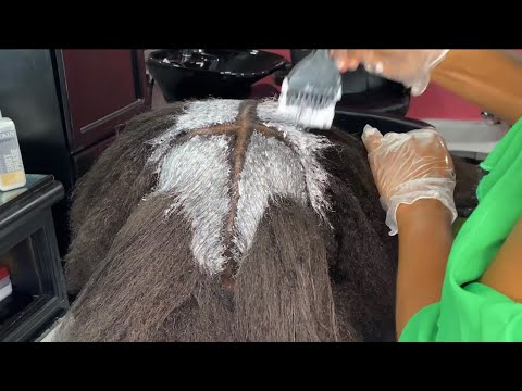 Видео: Давайте расслабим ее 5 см новых волос правильно #расслабленныеволосы #здоровыеволосы