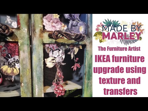 Видео: Обновление мебели ИКЕА с помощью фактуры и трансферов