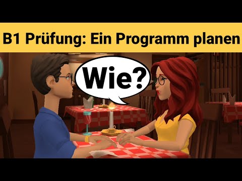 Видео: Устный экзамен по немецкому языку B1 | Планируйте что-нибудь вместе/диалог | обсуждение Часть 3