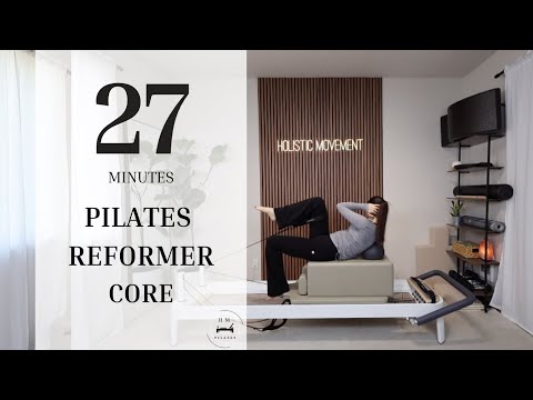 Видео: Пилатес Реформер | Средний уровень | Кор