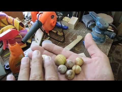 Видео: Изготовление бус из дерева.