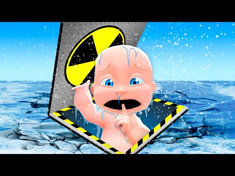 Видео: Малыш строит СЕКРЕТНЫЙ ЛЕДЯНОЙ БУНКЕР!