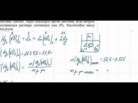 Видео: Химия. Задача 34. Задача на пластинку (3)
