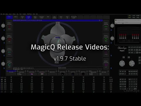 Видео: Видеоролики о выпуске MagicQ v1.9.7 Stable