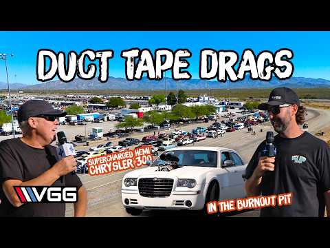Видео: Нагнетатель Hemi Chrysler в яме выгорания! — DUCT TAPE DRAGS 2025