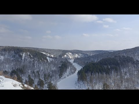 Видео: Бердские скалы. Зверобой. Зимний поход с ночевкой