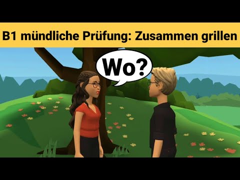 Видео: Устный экзамен по немецкому языку B1 | Планируем что-то вместе/диалог |Говорим Часть 3: Жарим вместе