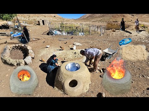 Видео: Искусство изготовления традиционного соломенного тандыра: любовь и труд в кочевой жизни иранских коч