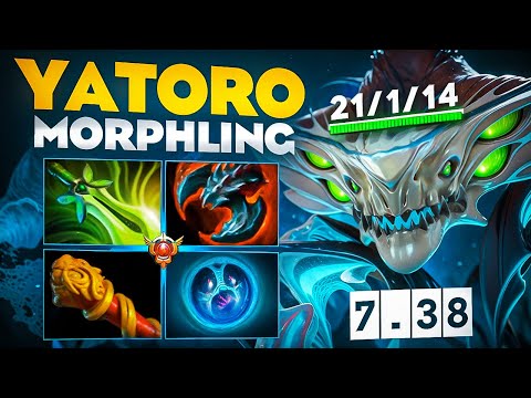 Видео: НОВЫЙ МОРФ ОТ ЯТОРО 1x9🔥❘ Yatoro Morphling 7.38