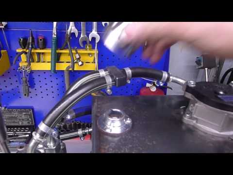 Видео: Первый пробный запуск масло-станции  для мото-подъемника.