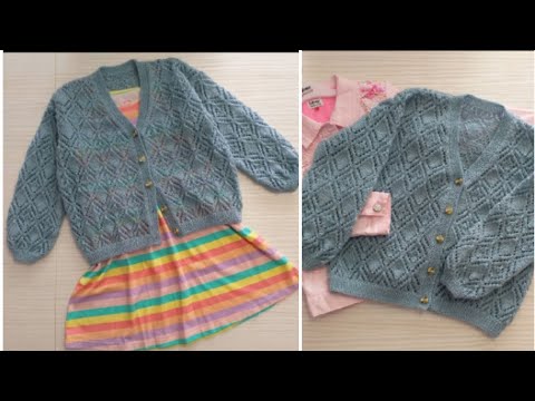 Видео: Детская ажурная кофточка "облачко". Подробный рассказ о вязании.