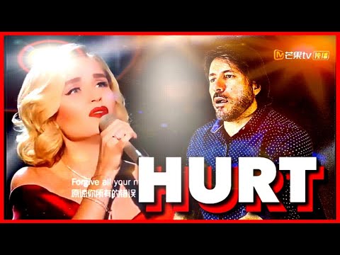 Видео: Polina Gagarina (Поли́на Гага́рина) - HURT | Singer 2019 EP7 | REACTION by Zeus