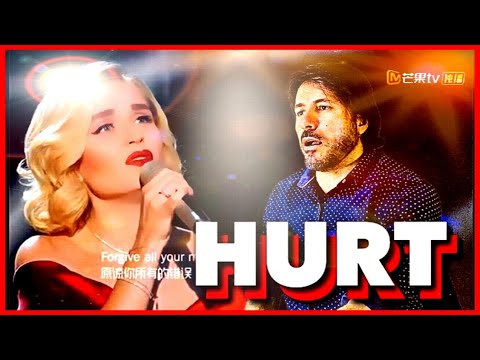 Видео: Polina Gagarina (Поли́на Гага́рина) - HURT | Singer 2019 EP7 | REACTION by Zeus