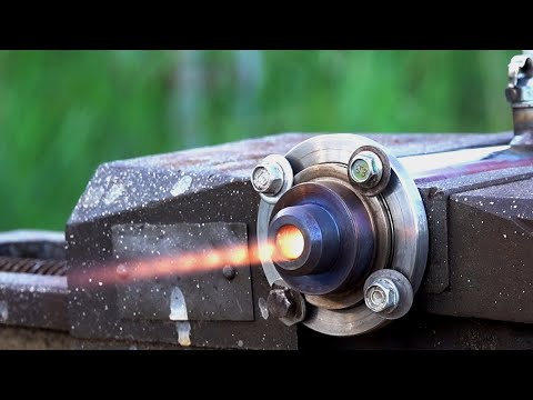 Видео: В гостях у изобретателей - воздушно реактивный пескоструй - диски маха !!!