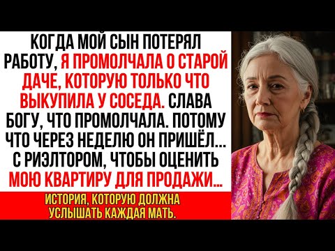 Видео: Когда мой сын потерял работу, я промолчала о старой даче, которую только что выкупила у соседа…