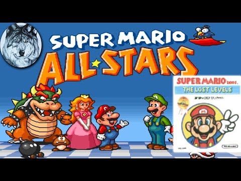 Видео: Super Mario All-Stars (SNES). Part 2/4. Super Mario Bros.: The Lost Levels. Игры 90-х. Longplay.