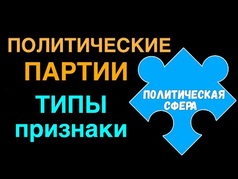 Видео: ЕГЭ обществознание | ПОЛИТИЧЕСКИЕ ПАРТИИ суть типы признаки | Подготовка ЕГЭ Обществознание кратко |
