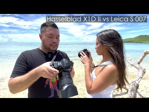 Видео: Hasselblad X1D II против Leica S007 для портретов с Катриной Унталан