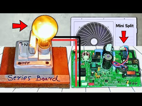 Видео: Создайте последовательную цепь для проверки платы кондиционера.
