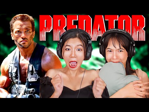 Видео: Реакция иностранных девушек | ХИЩНИК (1987) | Первый просмотр