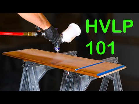 Видео: HVLP Spray Finishing 101 - Настройка краскопульта - Сборка шкафа для мастерской, часть 3