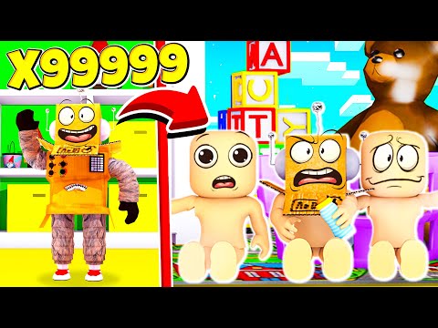 Видео: САМЫЙ ВРЕДНЫЙ В МИРЕ РЕБЁНОК! 24 ЧАСА в САДИКЕ! СИМУЛЯТОР САДИКА ROBLOX