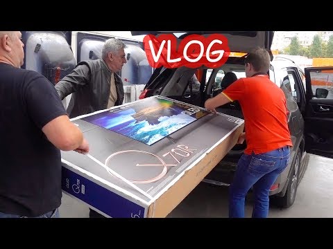 Видео: VLOG Купили огромный телевизор