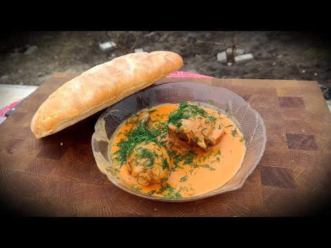 Видео: Гедлибже по-кабардински. Вкуснейшая курица в сметанном соусе.