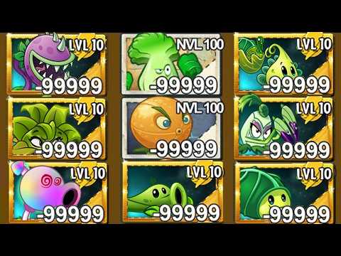Видео: Испытание Pvz 2 — Старые растения: максимальный уровень усиления против гигантского зомби — кто п...