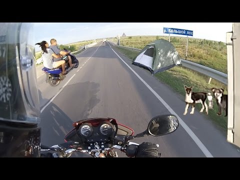 Видео: Первый минидальняк на Yamaha YBR 125.  Первый опыт "мотобомжизма" по родным просторам.