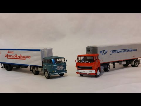 Видео: ALKA 12,13 Skoda LIAZ в масштабе 1-43