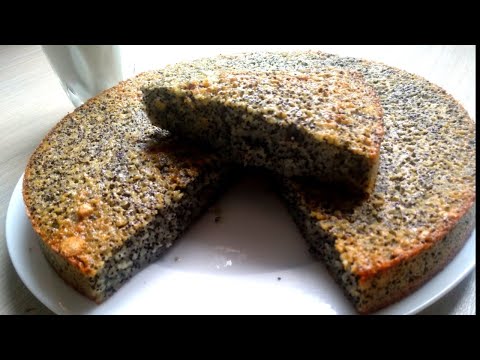 Видео: Пирог с маком,без муки!
