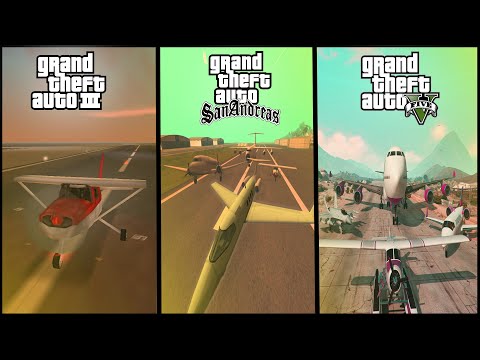 Видео: ЭВОЛЮЦИЯ ВОЗДУШНОГО ТРАНСПОРТА В СЕРИИ GTA