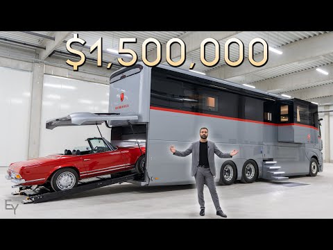 Видео: Внутри САМОГО ФУТУРИСТИЧЕСКОГО автодома с интерьером КОСМИЧЕСКОГО КОРАБЛЯ!