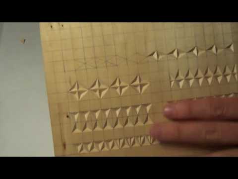 Видео: Геометрическая резьба по дереву. Урок 3 (geometric wood carving)