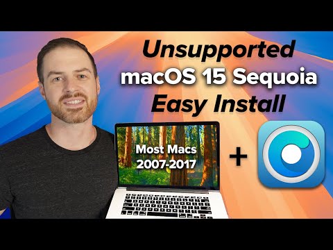 Видео: Установите macOS 15 Sequoia на неподдерживаемые компьютеры Mac за 6 ПРОСТЫХ шагов