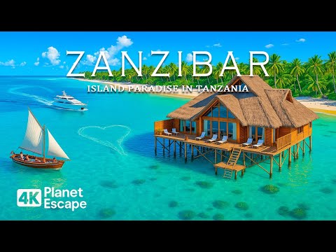 Видео: Занзибар 4K — откройте для себя тропический рай и кристальные воды Танзании с Deep House Chill