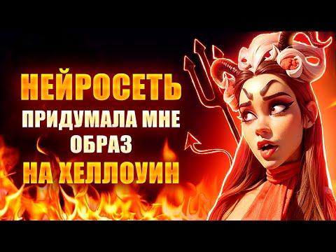 Видео: НЕЙРОСЕТЬ БРОСИЛА МНЕ ВЫЗОВ?! ⚡️ Повторим образ на Хеллоуин, который сгенерировала нам нейросеть.