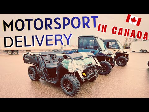 Видео: Доставка  Polaris и BRP по провинциям Онтарио и Квебек. 1000 км за день. Канадский Дальнобой