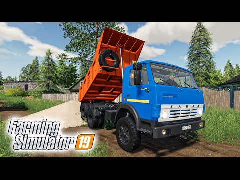 Видео: ПОМОГАЕМ БАБУШКЕ! ПРИВЕЗЛИ ЦЕЛЫЙ КАМАЗ ПЕСКА! FARMING SIMULATOR 19